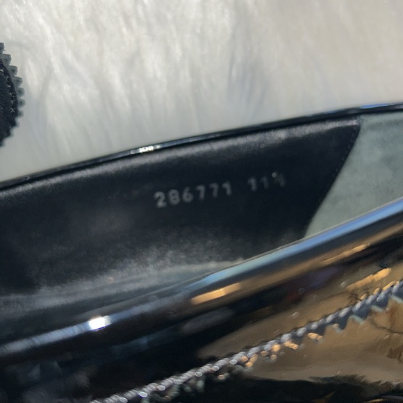 🎥GUCCI🎥Men’s Patent Leather Loafers🎥 Size 11.5 - Picture 8 of 12